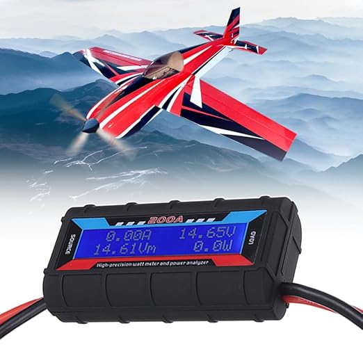 The Perfect Part Battery Monitor - 200A DC Amp Meter, Power Monitor with LCD Display for Clear Reading, RV Battery Monitor to Calculate the Voltage, Current, Power, Discharge Time, Power Meter Monitor