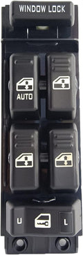 15062650 Front Left Driver Side Power Window Master Control Switch fit for 2001-2002 GMC Sierra 1500 HD 2500HD Sierra 3500 Yukon Chevy Sierra 1500 HD 2500HD Suburban 1500/2500/Tahoe Cadillac Escalade