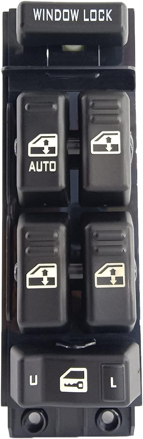 15062650 Front Left Driver Side Power Window Master Control Switch fit for 2001-2002 GMC Sierra 1500 HD 2500HD Sierra 3500 Yukon Chevy Sierra 1500 HD 2500HD Suburban 1500/2500/Tahoe Cadillac Escalade