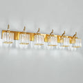 BBLLWJ Crystal Vanity Lights - Gold 6 Light Modern Bathroom Vanity Light Fixtures Over Mirror