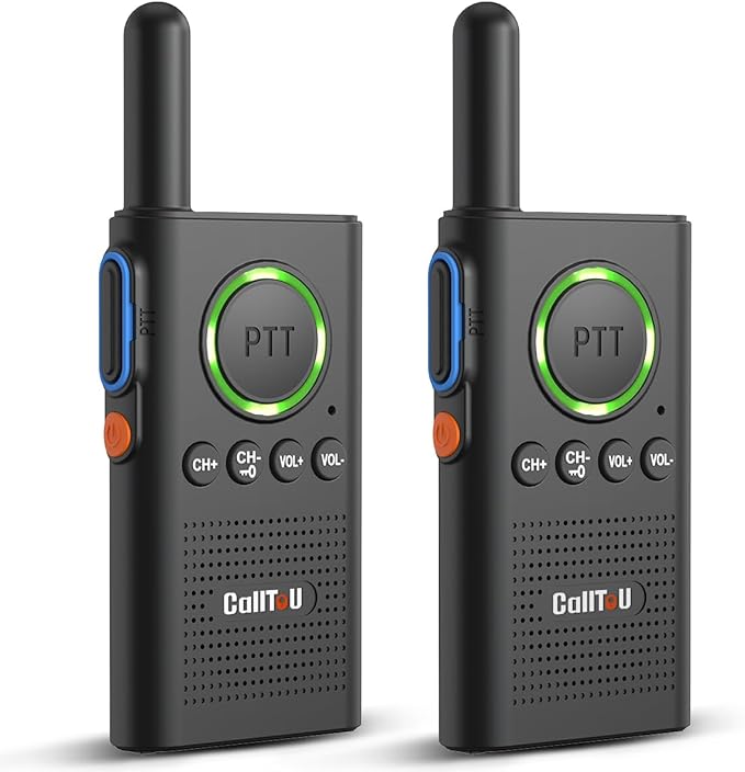CallToU 2 Way Intercom for Elderly 3300FT Rechargeable 1000mAh Battery, VOX, Ideal for Caregivers & Emergencies Intercoms Wireless for Home/Outdoor Family Communication