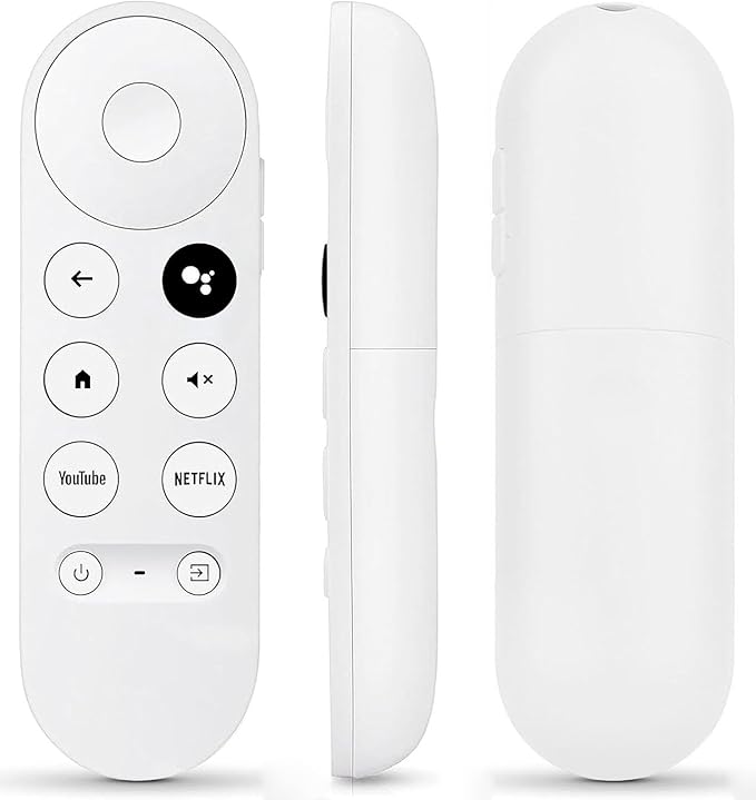 New Voice Remote for Google Chromecast 4k Snow TV, G9N9N Replacement Remote Control for Google TV, GA01920-US, GA01409-US, GA01923-US, GA01919-US