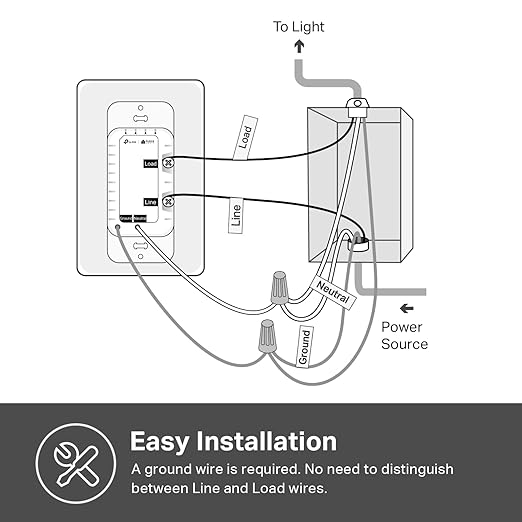 Kasa Smart Light Switch HS200P3, Single Pole, Needs Neutral Wire, 2.4GHz Wi-Fi Light Switch Compatible with Alexa and Google Home, UL Certified, No Hub Required, 3 Count -Pack of 1 , White