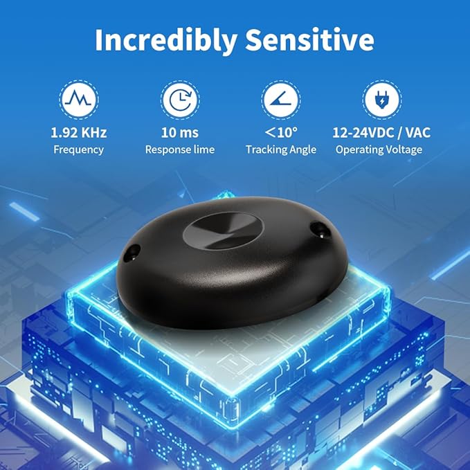 TOPENS TC102 Safety Photocell Infrared Beam Sensor Photoelectric Motion Detector for Automatic Swing Sliding Gate Openers Garage Door Openers Access Control Security Alarm Systems Indoor Outdoor Use