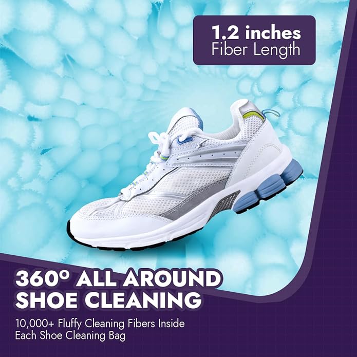 Wash Express Shoe Cleaning Kit: Shoe Washing Bag (2pcs), Mesh Laundry Bag for Shoe Dryer and Adjustable Shoe Trees (5 pc kit)