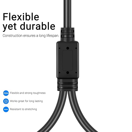 LanSenSu XLR Female to 2 XLR Male Patch Y Cable, Balanced Microphone Splitter Cord, Audio Adaptor, 11.8 Inches (2Pack)