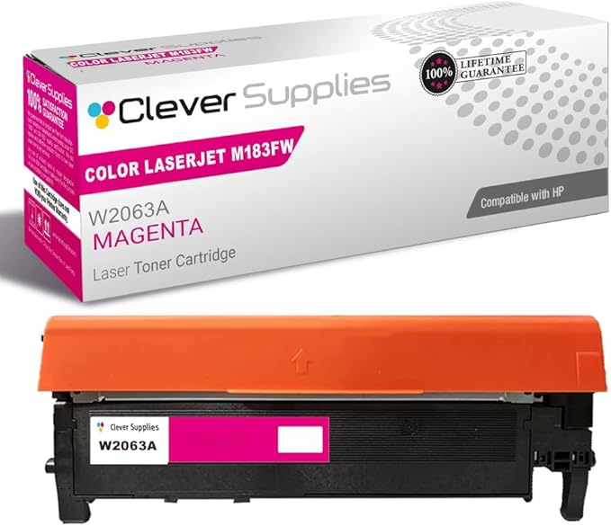 CS Replacement Compatible with HP M183FW Toner Cartridge W2313A to use with M155NWM182N M182NW (Magenta, 1-Pack)