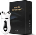 Microcurrent Face Device, USB Micro Current Faci-al Shaping Tool for Facial Wrinkle Removal and Anti-Aging，Mini Microcurrent Face Lift Device for Face Lifting and Facial Sculpting (White)