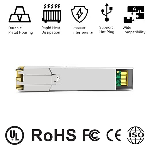 OPSTRAN 10/100/1000BASE-T SFP SGMII Copper Transceiver Module Compatible with Cisco GLC-TA RJ45 100m Cat5e/6