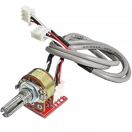 Double Gang Potentiometer Sound Control Module B10K/B50K/B100K for Auditory Projects Stereo Adjustment Board Double Gang Potentiometer