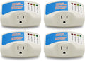 BSEED Surge Protector Home Appliance,Single Outlet Power Voltage Protector,Voltage Brownout Outlet Surge Refrigerator 1440 Watts,Voltage Brownout Plug Outlet, 1875W, 120V, 15A(4 Pack)