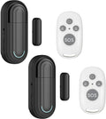 SanJie Door Alarm for Kids Safety with Remote,Wireless Door Chimes When Door Opens for Home/Dementia Patients/Pool,0-120 dB Volume Ajustable 4 Working Modes(2 Remote & 2 Sensor)