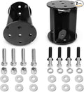 FLOVENTIS 6" Straight Air Helper Spring Spacer, Heavy-Duty Steel Compatible with Ford F150/F250/F350, Chevy, GMC, Ram, Toyota Air Springs Lift Spacer (7X1272)
