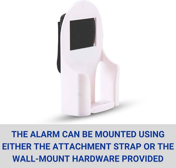 Secure Chair Alarm for Elderly Fall Prevention - 12" x 12" Pressure Sensor Pad with 80-120 dB Monitor – Wheelchair Safety Caregiver Alert System for Seniors, Dementia, and Alzheimer’s Patients