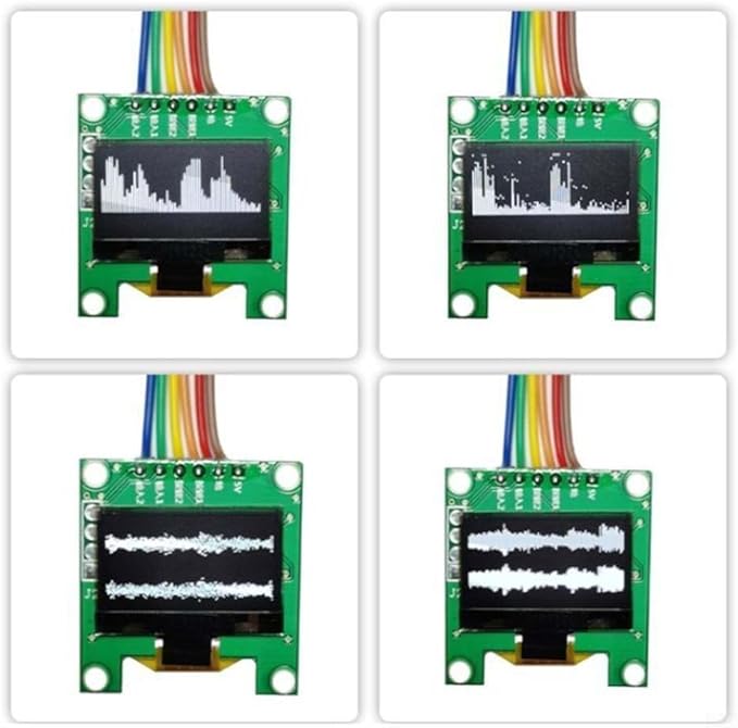 Audio Spectrum Display Analyzer with Dual Channel VU Meter and Multi Mode Screen (Without Box)
