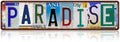Vintage Paradise Wall Decor Street Signs Home Bar Coffee Metal Tin Signs 16 x 4 Inches