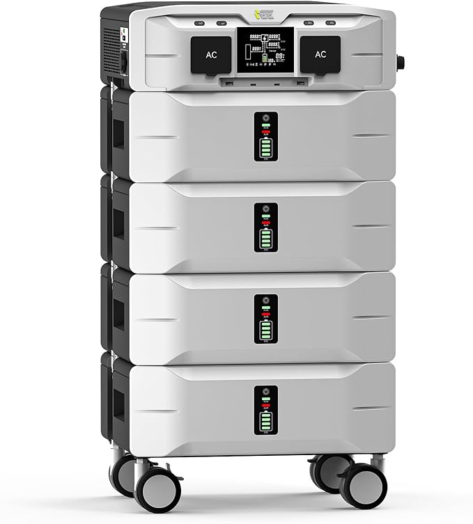 IEE 10.24kWh Portable Power Station SP5000, 120/240V Solar Generator 5000W(9000W Surge) AC Output, LFP Battery Generator for Home Use, Camping, Emergencies, Power Outages, RVs