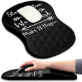 KUOSGM Mouse Pad Wrist Support, Ergonomic Mouse Pad with Massage Dot, Comfortable Computer Mouse Pad for Laptop, Wrist Rest Pain Relief Mousepad with Non-Slip PU Base for Office & Home, 12 x 8 in