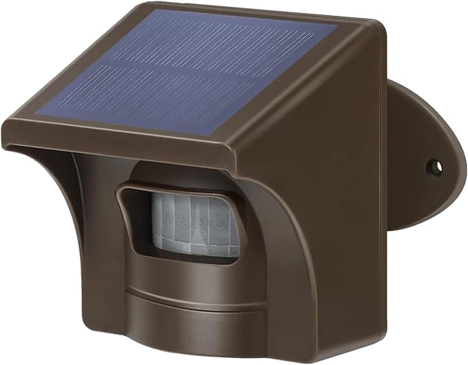 eMACROS Pro 3 Driveway Alarm with Phone App,1/2 Mile Long Range Solar Wireless Driveway Alarm,Outdoor Driveway Alarms Wireless Outside Weatherproof Motion Sensor & Detector（Only Sensor）