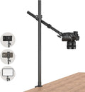 SMALLRIG Camera Desk Mount, Overhead Camera Arm Stand for Desk with 360° Ball Head,for DSLR Cameras, Cell Phones, Lights, Microphones