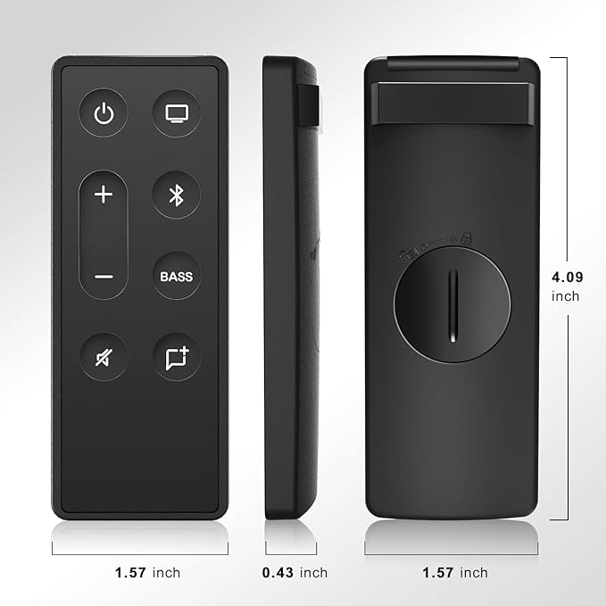 Replacement Remote Control for Bose TV Speaker and Solo Soundbar Series II,Compatible with Bose Solo 5 10 15 Series II TV Sound System