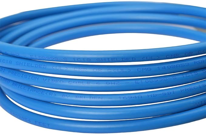 Superbat SDI Cable BNC Cable 3G/6G/12G HD-SDI Cable (Belden 1694A，3ft Supports HD-SDI/3G-SDI/4K/8K Camera SDI Video Cable Precision Video Cable (2Pcs)