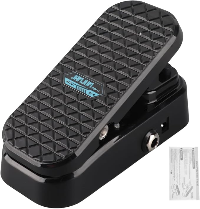 Btuty Guitar Wah Volume Pedal 2-in-1 Mini Wah & Volume Combo Pedal with RM Shielded Inductor & Active Volume Circuit for Electric Guitar Performance