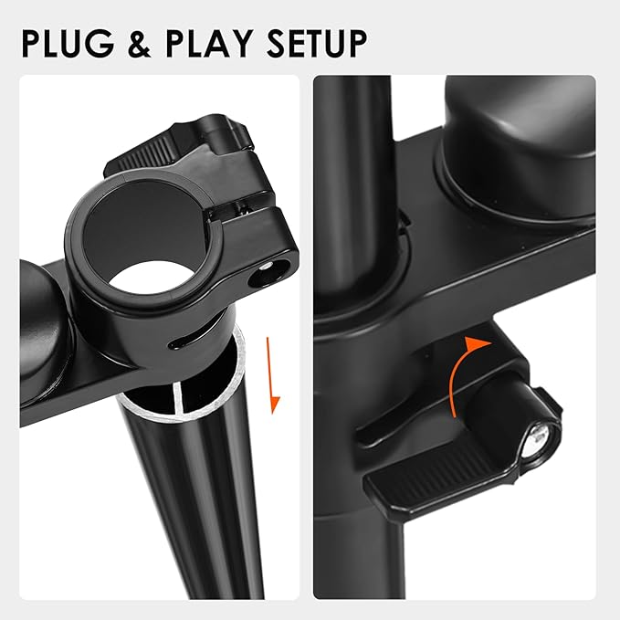 TARION Modular Desktop Camera Mount - 19"/48 cm DSLR Desk Arm with 1/4" Screw Ballhead 360 Degrees Adjustable - Compatible with 35 mm Rods - Titanrig Arm Z