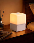 Soft Warm Night Light for Baby Nursery/Breastfeeding/Sleep Aid, Small Touch Lamps for Nightstand/Bedside, Fun Liftable/Rechargeable/Dimmable/2600K/Cordless, NightLight for Kids and Adults' Bedroom