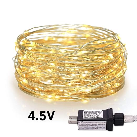 4.5V LED Controller LED Transformer Class 2 Power Supply, IP44 Waterproof Low Voltage Transformer US Plug for Christmas Light, String Light (4.5V 0.6A 2Packs)