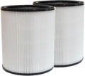 PUREBURG Replacement Filters Compatible with Coway Airmega AIM Air Purifier + Fan 2-in-1,2-Pack H13 True HEPA Activated Carbon 2-in-1 3-Stage Filtration Air Clean Dust VOCs