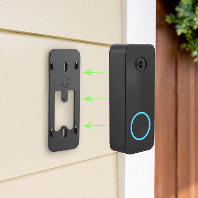 LEFXMOPHY Backplate for WYZE Video Doorbell v2, WVDWDV2 Back Plate Replacement Part Screw Mounting Holder Mount Accessory