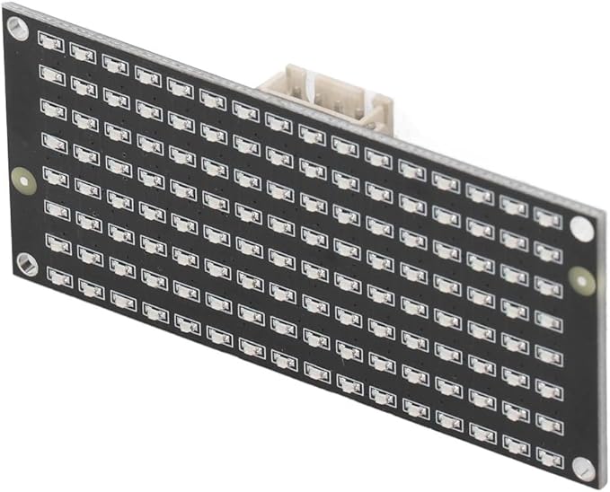 Chiffonade LED Control Module 8x16 Panel I2C Communication - 128 LED Display Board DC3.3-5V for Single Board Computers