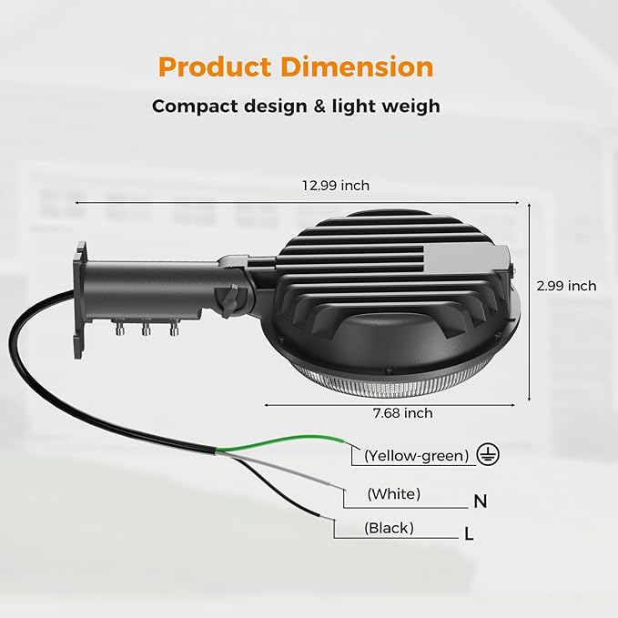 AIKVSXER 200W LED Barn Light 30000LM Dusk to Dawn LED Outdoor Area Security Light with Photocell IP66 Waterproof 6500K Daylight for Yard Street Farm Garden Garage 6 Pack