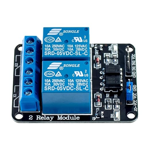 Hosyond 6Pack 2 Channel DC 5V Relay Module with Optocoupler Relay Board for Arduino Raspberry Pi MEGA2560