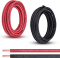 Shirbly 4 Gauge Battery Cable, 20FT Red + 20FT Black 4 AWG Pure Copper Wire Welding Cable, for Automotive, Battery, Solar and Generator, Standard USA OFC Wire