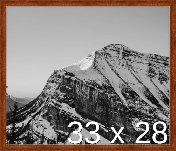 Frame It Easy 33 x 28 Russet Wood Frame (Derby)