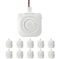ECOELER High-Bay Occupancy Sensor Switch, 360° Passive Infrared PIR Ceiling Sensor, 120-277VAC, Neutral Wire Required, Automatic Commercial/Residential Lighting Solution, UL Listed, 10 Pack