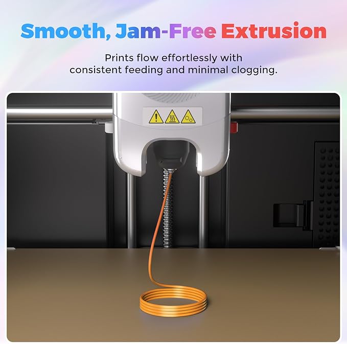 FLASHFORGE Silk PLA Filament 1.75mm Ranbow Candy, 3D Printer Filament 1kg (2.2lbs) Spool, Smooth and Silky Texture 3D Printing Filament, Dimensional Accuracy +/- 0.02mm