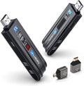 WELUSOPU 2026 Upgraded Wireless HDMI Transmitter and Receiver, HDMI Wireless Extender 4K Decode Input 1080P Output, 2.4/5G, for Laptop PC TV Box to TV Monitor Projector for Home Church Office, 328FT