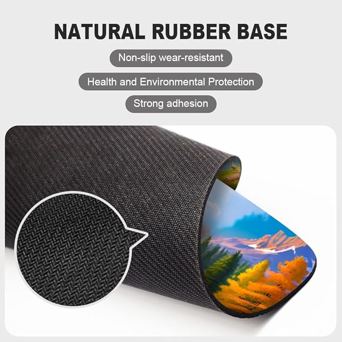 Train Square Mouse pad, Texture, Waterproof, Anti Slip Rubber Base, Computer Mouse pad, Laptop Mouse pad
