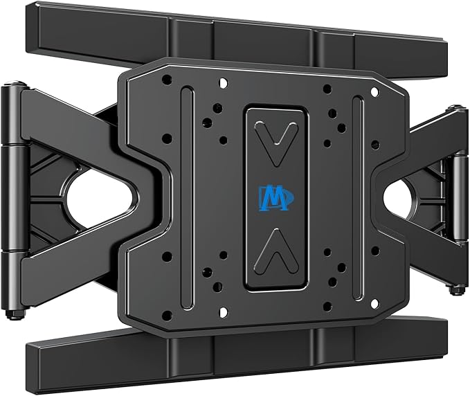 Mounting Dream Ultra Slim TV Wall Mount for 26-75 Inch Television, Full Motion Bracket with Smooth Extension, Swivel and Tilt, 1.38” Thin Low Profile TV Mount Fits 16'' Studs, Up to 400x400mm, 88lbs