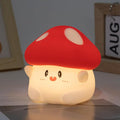 Rytinazzz Hug Mushroom Night Light, 50-Hour Battery & Pat Control, Squishy Lamp for Kids Bedroom, Girls, USB Rechargeable with Timer, Valentines Gifts