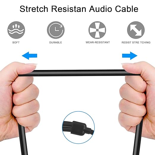 Jozzai 6.35mm Dual TRS to XLR Female Cable for Microphone, Mixer, Amplifier, 1.5 FT, Dual1/4 TRS Male to XLR Audio Cable, Y Splitter Patch Cord, 3-PinXLR to Dual 1/4 Converter Adapter Cable