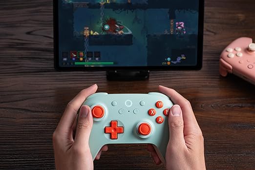 8Bitdo Ultimate 2C Hall Effect Joysticks and Hall Triggers Wireless Controller for Windows PC and Android, with Remappable L4/R4 Bumpers, Turbo function & Rumble vibration (Mint)