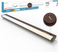 Leetdud Under Cabinet Lighting Plug in or Hardwired Built-in Dimmer, 32 Inch 16W, 5CCT 2700/3000/3500/4000/5000K, Linkable Counter Lights for Kitchen, ETL Dimmable LED Light Fixture, Bronze