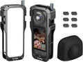 SMALLRIG Cage for Insta360 X5 Accessories, Aluminum Alloy Protective Case for Insta360 x5 with Quick Release, Built-in Cold Shoe Mounts & 1/4" Threads, with Silicone Lens Guard Cap - 5195