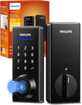 Philips Fingerprint Smart Lock, Keyless Entry Door Lock, Smart Door Locks for Front Door, Keypad Deadbolt, APP Control, 9-Month Long Battery