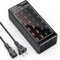 USB Charger Station, C Charging Block, 100W (20A) 24 Port Multiple USBCharger Desktop Wall Charger Hub 12 USB A 12 USB C Compatible for Apple iPhone, iPad, Samsung Galaxy, Laptop, Pixel, Phones