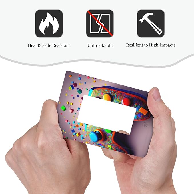 Bvtewkhz Videos Game Controller 1 Gang Single Rocker Decorative Light Switch Covers Electrical Faceplate Switchplates for Bathroom Kitchen Home